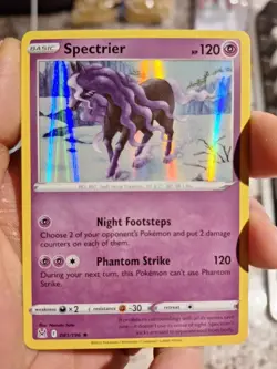 Spectrier 057/196 Lost Origin 2022 Holo Rare Pokemon TCG NM - Image 1
