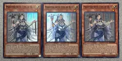 Priestess with Eyes of Blue SHVI-EN098 (x3) Super Rare Unlimited NM - Image 1