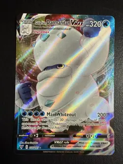 Galarian Darmanitan VMAX 037/185 Vivid Voltage Ultra Rare Pokemon TCG Card NM - Image 1