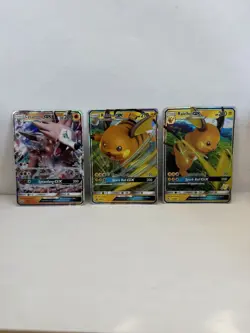 Pokemon GX 8 Card Lot Mewtwo Charizard Raichu Sylveon Lycanroe Scanner Value $36 - Image 4