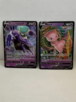 Pokemon 4 Card V Lot Charizard Snorlax Mew Shadow Rider Calyrex Scanner Value 16 - Image 3