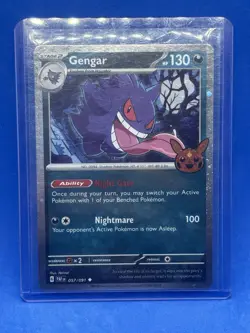 Pokemon Gengar TCG Holo Card 057/091 Trick or Trade 2024 - Image 1