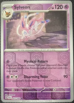 Sylveon 022/064 Sv: Shrouded Fable Reverse Holo - Pokemon Card - Image 1