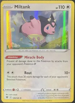 Miltank 126/189 Swsh10: Astral Radiance Holo - Pokemon Card - Image 1