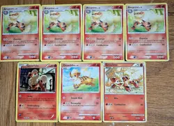 Lot of 7 NM/LP Arcanine Growlithe BREAKpoint Pokemon Cards Collection Set - Image 1