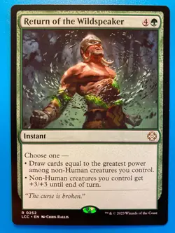 MTG 1x Return of the Wildspeaker # 252 Lost Caverns of Ixalan Magic the x1 NM - Image 1