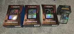 4 x MTG Strixhaven Commander Decks - Witherbloom, Prismari, Quantum, Silverquill - Image 1