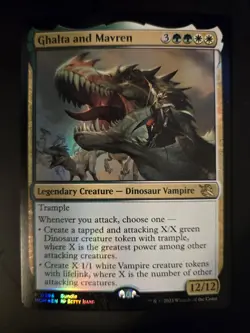 Ghalta and Mavren NM FOIL PROMO March of the Machine MTG FREE SHIPPING - Image 1