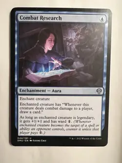 Combat Research 044/281 Magic The Gathering Uncommon Dominaria United MTG NM - Image 1