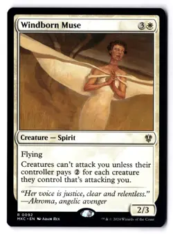 Windborn Muse NM* Commander: Murders At Karlov Manor 0092 mtg -UnltdCards - Image 1