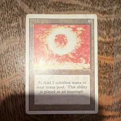 Magic The Gathering Sol Ring Artifact Colorless Uncommon Revised 1 English - Image 1