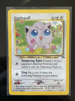 Pokemon Jigglypuff Southern Islands 8/18 Promo Basic 50 HP Regular English - Image 1