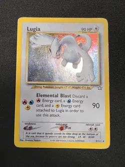 Lugia 9/111 Holo Rare - Pokemon Neo Genesis Vintage - Image 3