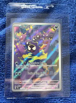 Gastly 177/162 Illustration Rare IR Temporal Forces Pokemon Card Mint Holo - Image 1