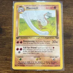Pokemon Marowak TCG Jungle Card 39/64 Regular Uncommon 1st Edition (SEE PHOTOS) - Image 1