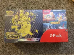 Pokemon Surging Sparks Elite Trainer Box and Booster Bundle Costco, 2-Pack - Image 1