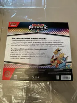 Case of 6 - Pokemon Scarlet & Violet Prismatic Evolutions Poster Collection - Image 3