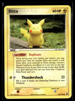 Pokemon Delta Species #063/113 Ditto - Image 1