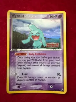 Pokemon TCG Wynautt Reverse Holo 70/108, EX Power Keepers (LP/MP) - Image 1