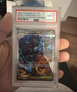 Pokemon Mega Charizard X ex 125/094 Holo Special Illustration Rare PSA 10 - Image 1