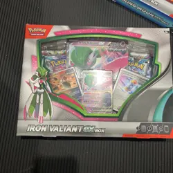 Pokemon TCG Roaring Moon Ex Box & Iron Valiant EX Box - Image 4