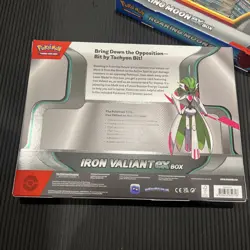 Pokemon TCG Roaring Moon Ex Box & Iron Valiant EX Box - Image 5