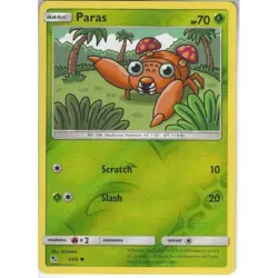 Paras - 4/68 - Reverse Holo - Hidden Fates - Pokemon TCG - Image 1