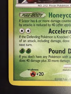 Scizor 25/100 Stormfront Diamond & Pearl Pokemon TCG Rare Regular NM Excellent - Image 5