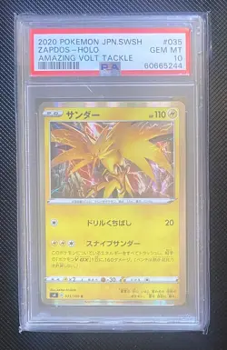 Pokemon Zapdos Holo, Reverse Holo & Japanese PSA 10 - Image 3