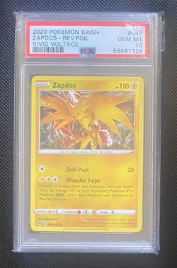 Pokemon Zapdos Holo, Reverse Holo & Japanese PSA 10 - Image 5