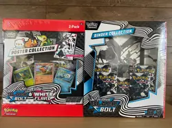 Pokemon Binder & Poster Collection with Booster Packs - Sealed - Black Bolt - Image 1