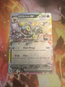 Umbreon ex 060/131 Play Pokemon! Rare Series 7 Prize Stamp - Image 1