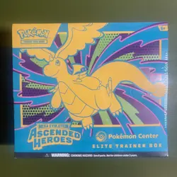 Pokemon TCG Ascended Heroes Pokemon Center ETB Elite Trainer Box Sealed - Image 1