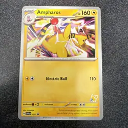 Pokemon TCG Ampharos SVP 109 Battle Academy 2024 Stamp Black Star Promo - Image 1