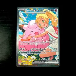 Pokemon Ascended Heroes Lillie's Clefairy ex 280/217 SIR English NM - Image 3