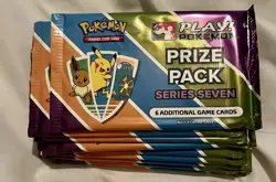 Play! Pokemon Prize Pack Series 7 SEALED Lot of 10 League Promo Packs New - Image 1