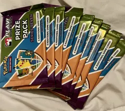 Play! Pokemon Prize Pack Series 7 SEALED Lot of 10 League Promo Packs New - Image 2