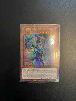 Yu-Gi-Oh! TCG Nightmare Apprentice Starlight Rare 1st Edition MP25-EN004 NM - Image 1