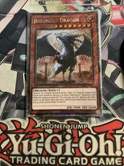 Judgment Dragon Platinum Secret Rare RA03-EN196 Yugioh - Image 1