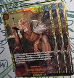 Silvers Rayleigh SEC OP08-118 Two Legends One Piece TCG (Reprint) Two Legends - Image 1