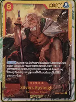 Silvers Rayleigh SEC OP08-118 Two Legends One Piece TCG (Reprint) Two Legends - Image 2