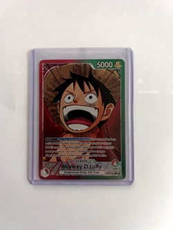 Monkey.D.Luffy (001) (Alternate Art) OP13-001 Carrying On His Will Foil - Image 1