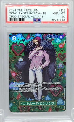 PSA10 One Piece Card Game Japanese Donquixote Rosinante Special Art Parallel SEC - Image 2