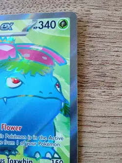 Pokemon Venusaur EX TCG Scarlet & Violet Holo Card 182/165 | NM - Image 3