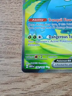 Pokemon Venusaur EX TCG Scarlet & Violet Holo Card 182/165 | NM - Image 5