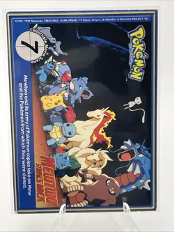 Electrode 101 Pokemon Burger King PokeTrivia Trading Card - Image 2