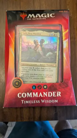 MTG Timeless Wisdom Commander Precon, Sealed, Includes All Magic Cards - Image 1