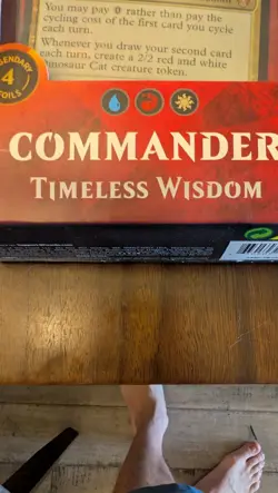 MTG Timeless Wisdom Commander Precon, Sealed, Includes All Magic Cards - Image 2