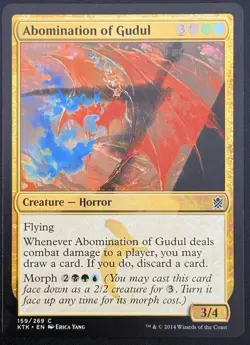 MTG Abomination of Gudul Misprint NM/MINT Magic The Gathering Tarkir - Image 1