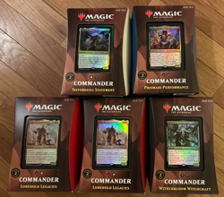 Commander 2021 Strixhaven School of Mages, 5 MTG Decks, English, Please Read - Image 1